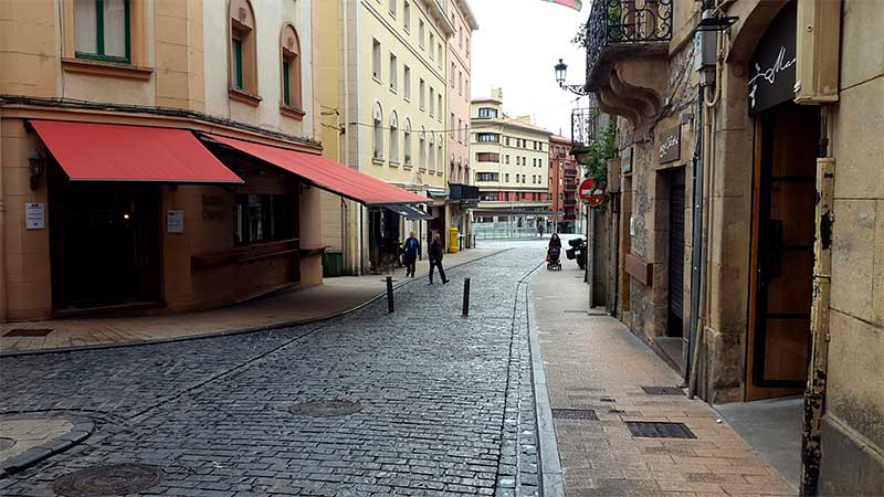 Calle mayor de Irún